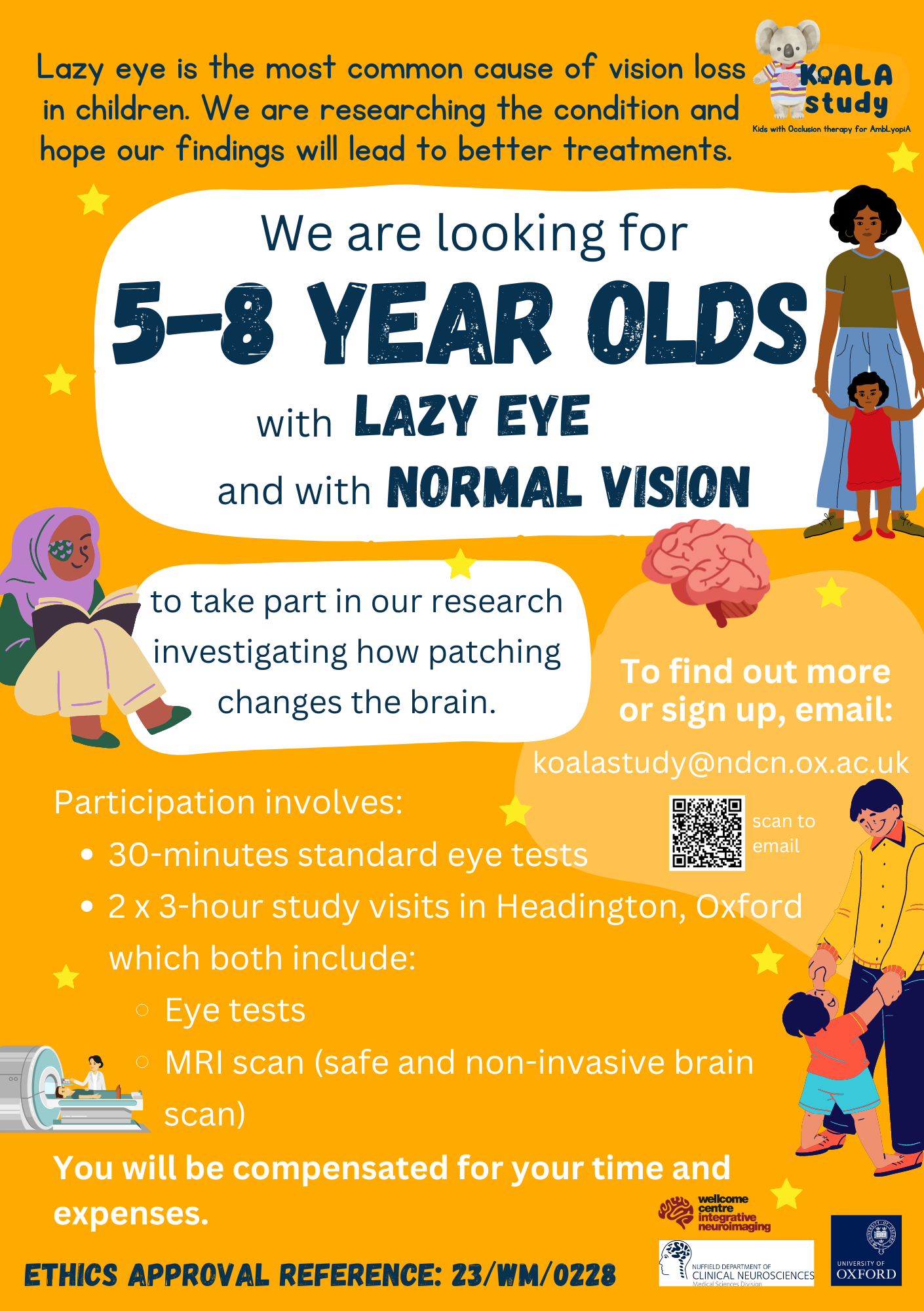 koala study recruitment poster
