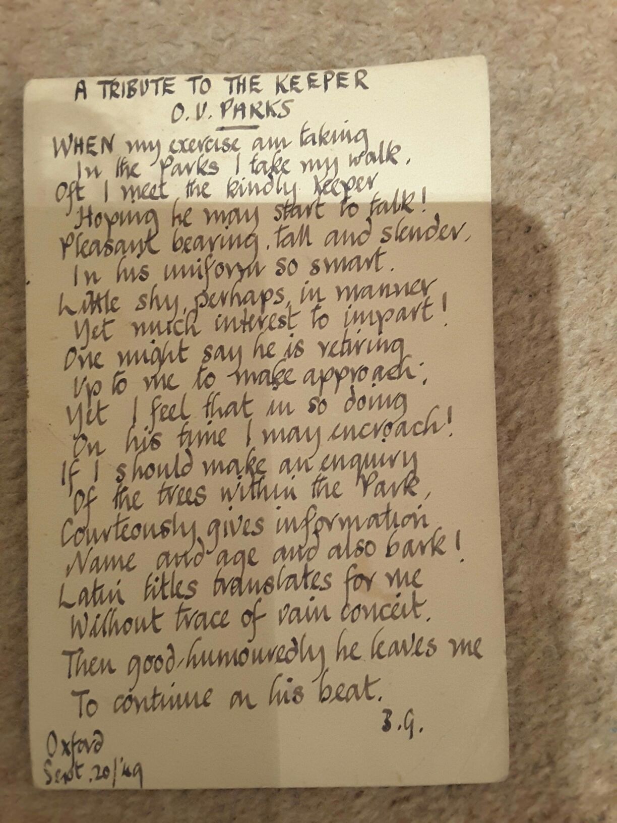 william gunstone poem