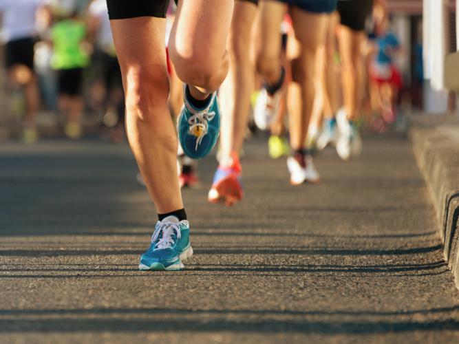 Runners in a race