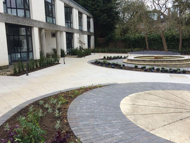 Wolfson College gardens - After