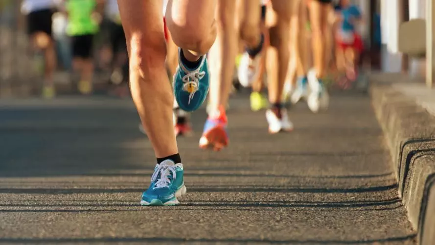 Runners in a race