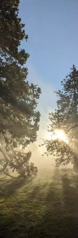 october morning university parks